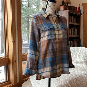 Toad & Co Flannel Shirt - size M